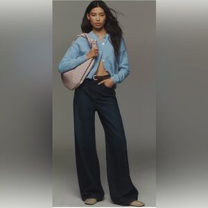 NSF Wide-Leg Denim Jeans - Dark Wash